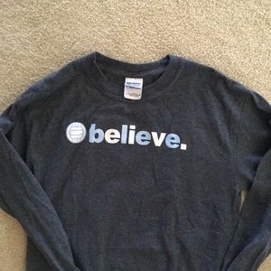 Believe volleyball T-shirt